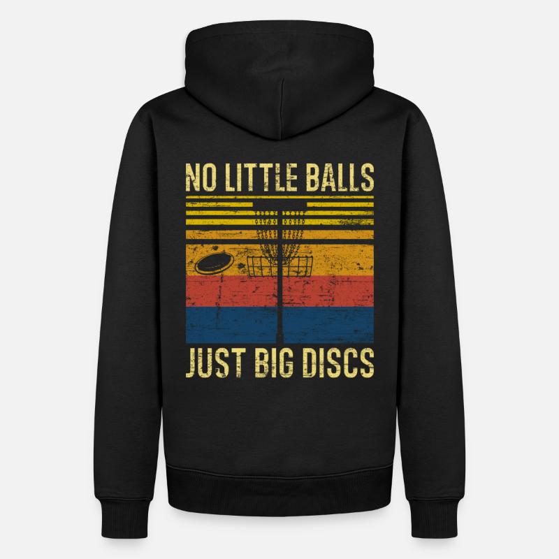 Disc Golf Retro - Sweat à capuche Premium bio Homme - noir