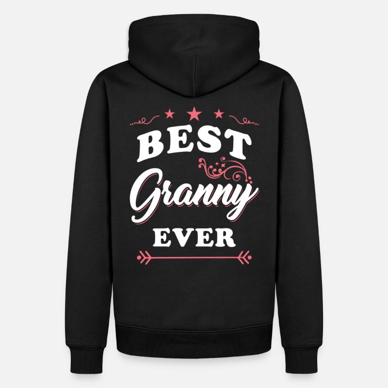 Granny - Sweat à capuche Premium bio Homme - noir
