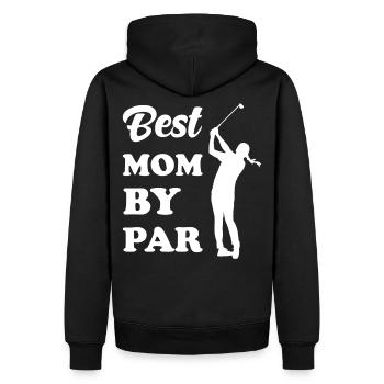 Best Mom by Par - Männer Premium Bio Hoodie - Schwarz - Hinten - Nico (187cm)