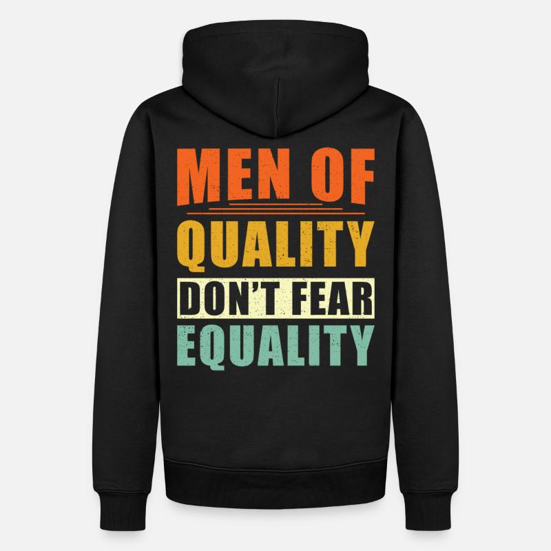 Égalité des chances - Sweat à capuche Premium bio Homme - noir