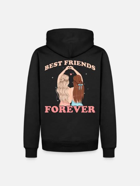 Best Friends forever - Sweat à capuche Premium bio Homme - noir