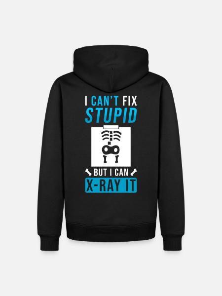 X-ray radiologist gift - Men’s Premium Organic Hoodie - black