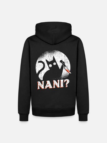 Nani Meme Nani?! - Men’s Premium Organic Hoodie - black