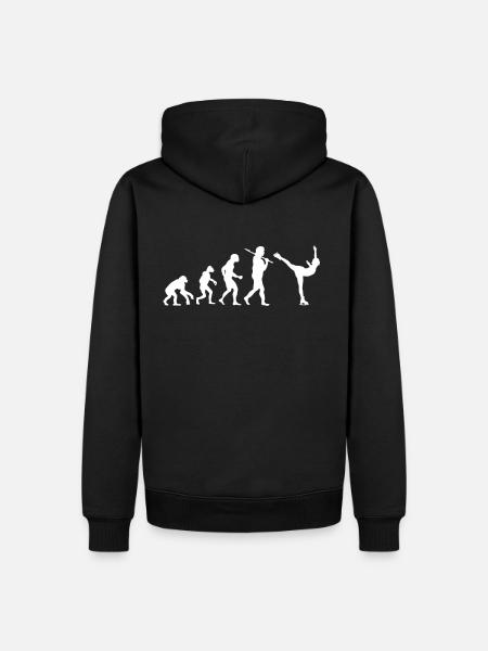 Evolution figure skating - Men’s Premium Organic Hoodie - black