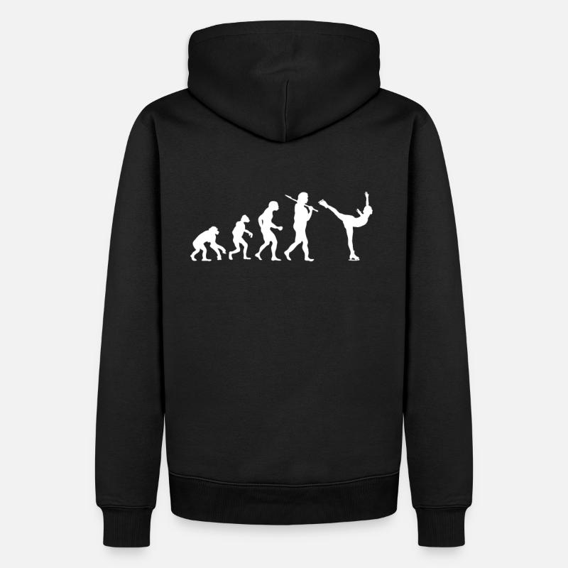Evolution figure skating - Men’s Premium Organic Hoodie - black