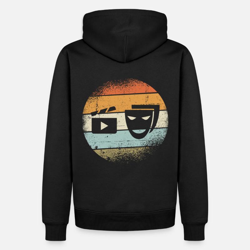 Schauspieler Geschenk - Männer Premium Bio Hoodie - Schwarz