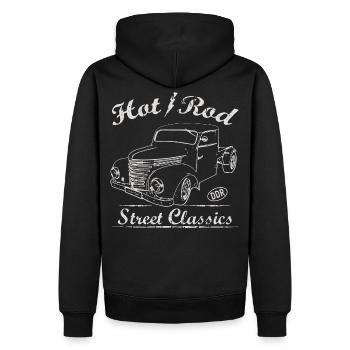RDA Framo Barkas Hot Rod - IFA Street Classics - Sweat à capuche Premium bio Homme - noir - Dos - Nico (187cm)