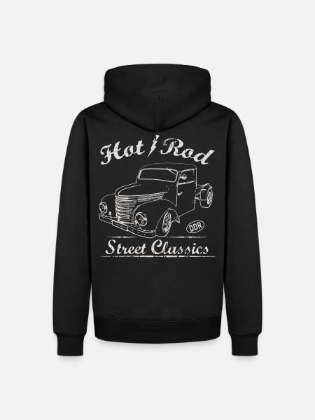 RDA Framo Barkas Hot Rod - IFA Street Classics - Sweat à capuche Premium bio Homme - noir