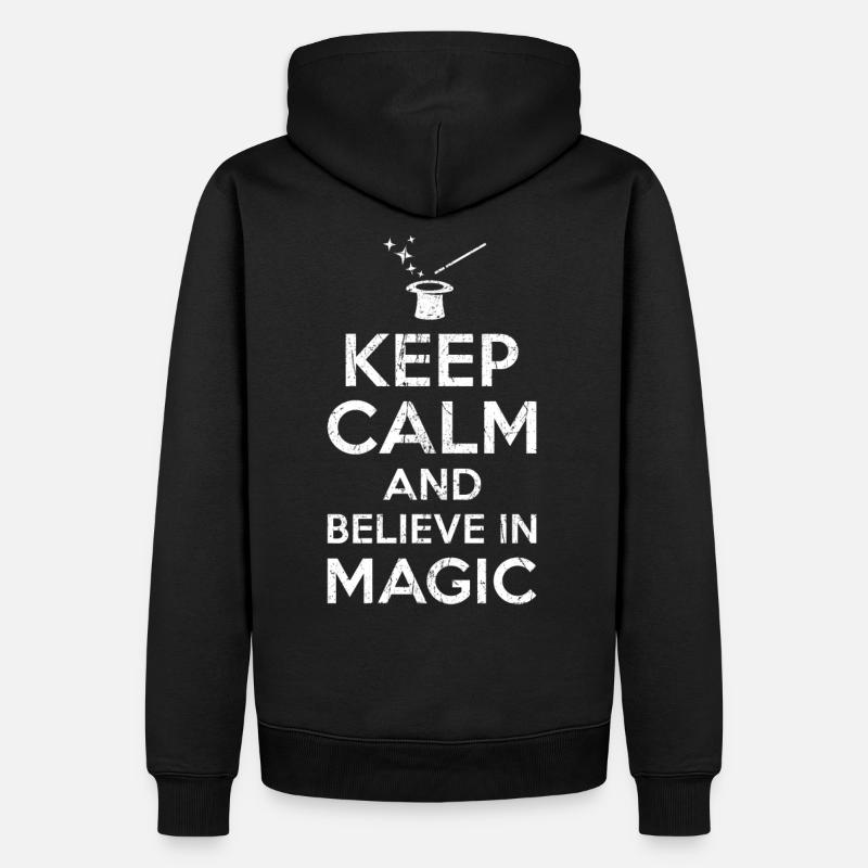 Cadeau pour les magiciens - Sweat à capuche Premium bio Homme - noir