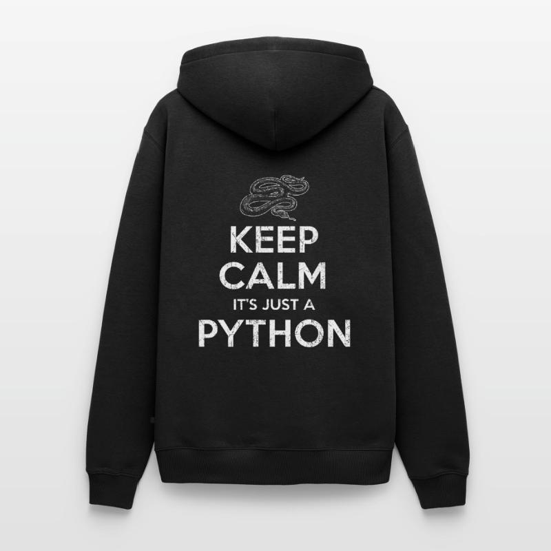 Python Schlange Männer Premium Bio Hoodie