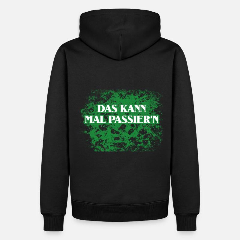 peut arriver - Sweat à capuche Premium bio Homme - noir