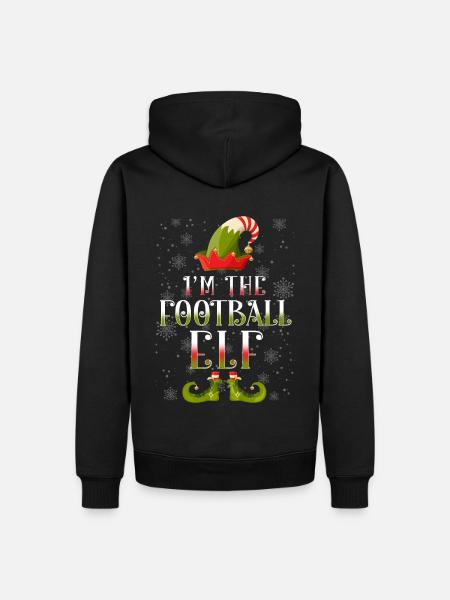 Football Elves Christmas - Men’s Premium Organic Hoodie - black