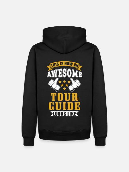 Tour Guide Tour Guide Gift - Men’s Premium Organic Hoodie - black