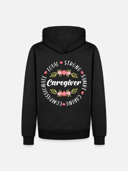 Cadeau de soignant. - Sweat à capuche Premium bio Homme - noir