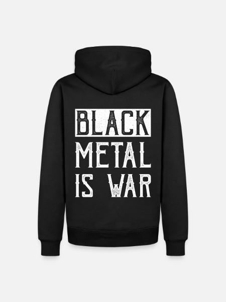 Black Metal is war - Men’s Premium Organic Hoodie - black