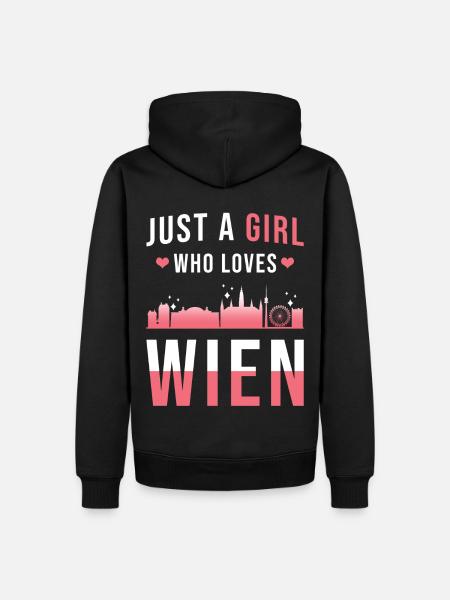 Vienne - Sweat à capuche Premium bio Homme - noir