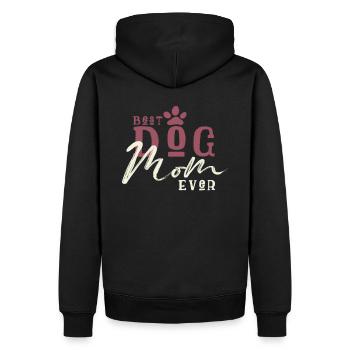 Meilleure maman de chien de tous les temps - Sweat à capuche Premium bio Homme - noir - Dos - Nico (187cm)