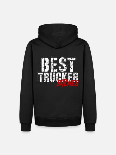 Trucker gift funny - Men’s Premium Organic Hoodie - black