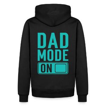 Père-être Père Cadeau Dire - Sweat à capuche Premium bio Homme - noir - Dos - Nico (187cm)