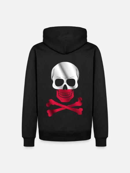 Poland Flag - Men’s Premium Organic Hoodie - black