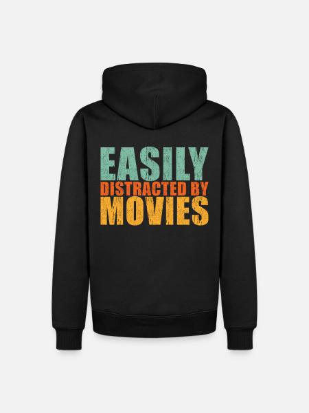 Movie Fan - Men’s Premium Organic Hoodie - black