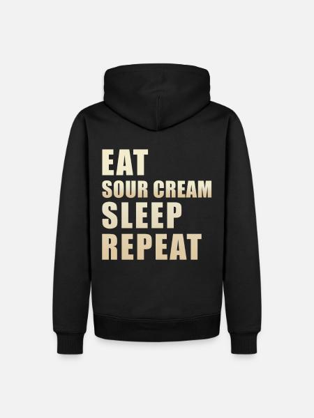 Sour Cream - Men’s Premium Organic Hoodie - black
