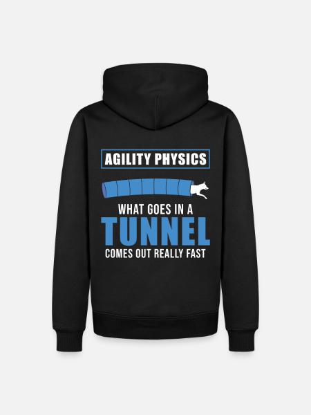 Dog Agility - Men’s Premium Organic Hoodie - black