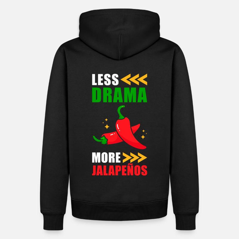 Jalapenos - Männer Premium Bio Hoodie - Schwarz