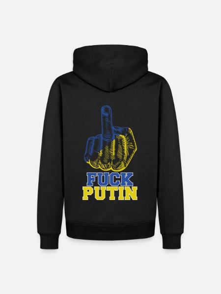 Fuck Poutine - Sweat à capuche Premium bio Homme - noir