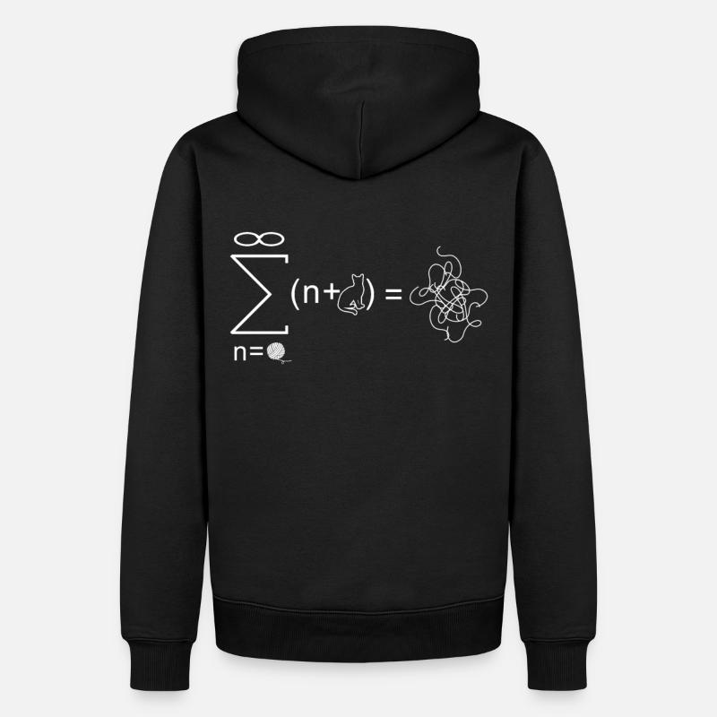 Stringtheorie Physiker Physik Geschenk - Männer Premium Bio Hoodie - Schwarz