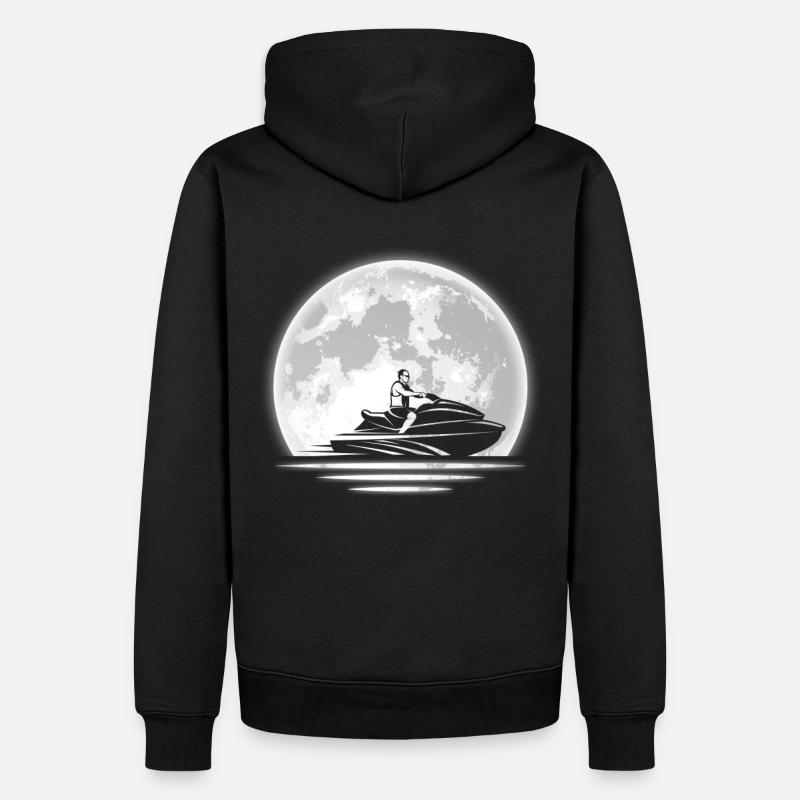 Jetski - Männer Premium Bio Hoodie - Schwarz
