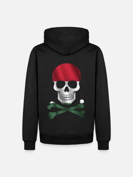 Hungary Flag - Men’s Premium Organic Hoodie - black