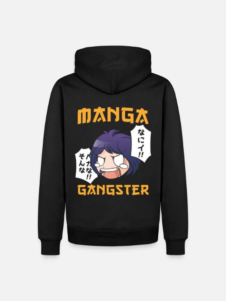 Manga Gangster - Men’s Premium Organic Hoodie - black