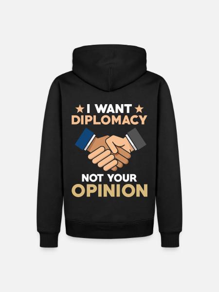 Diplomats Gift - Men’s Premium Organic Hoodie - black