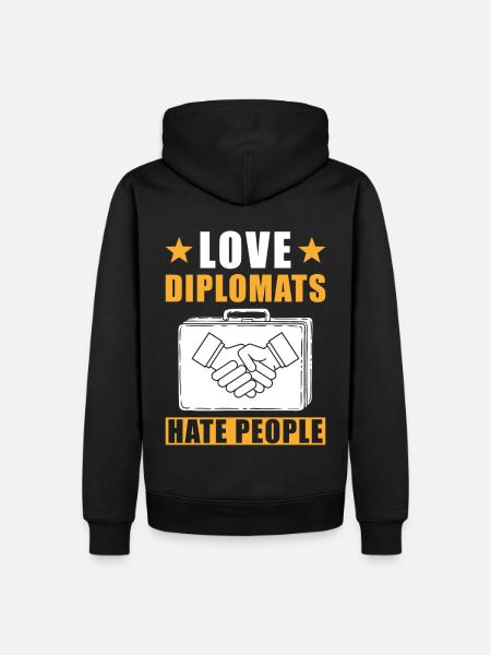 Diplomats Gift - Men’s Premium Organic Hoodie - black