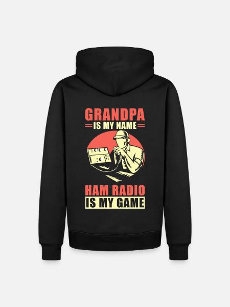 Amateur radio - Men’s Premium Organic Hoodie - black