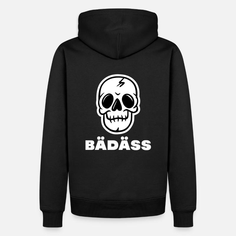 Bädäss - Männer Premium Bio Hoodie - Schwarz