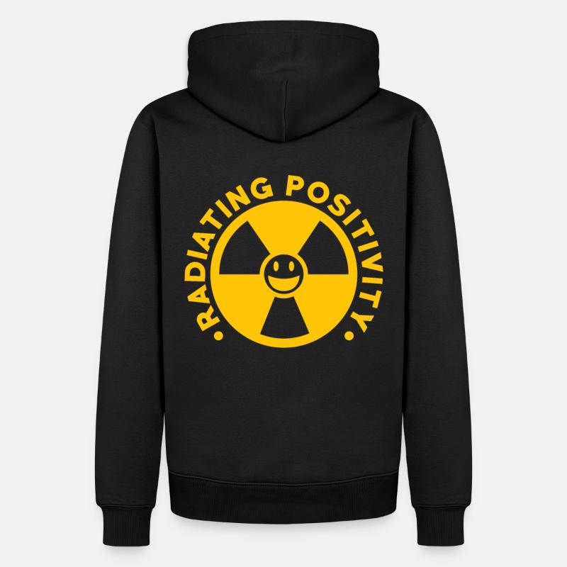 Radioactif - Sweat à capuche Premium bio Homme - noir