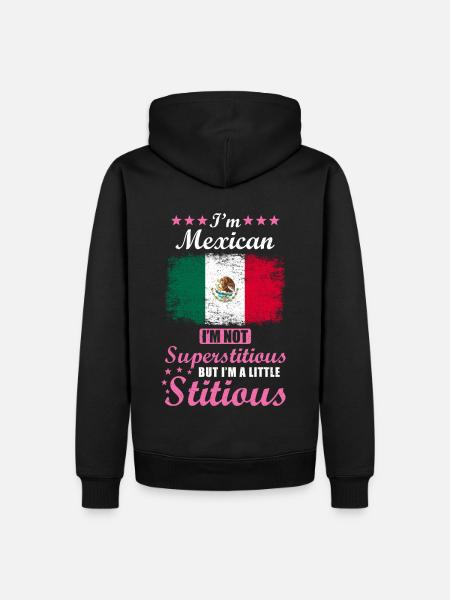 Mexican Gift Funny Saying Mexico - Men’s Premium Organic Hoodie - black