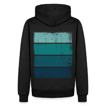 Background Grunge Sea Diving Marine - Men’s Premium Organic Hoodie - black - Back - Nico (187cm)