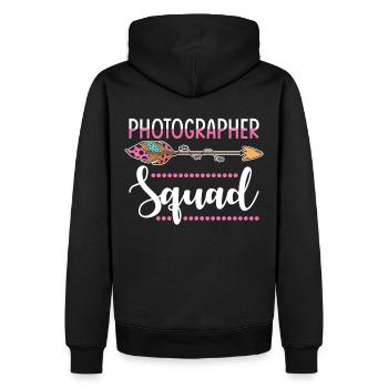 Photographe Photographie Groupe de femmes - Sweat à capuche Premium bio Homme - noir - Dos - Nico (187cm)