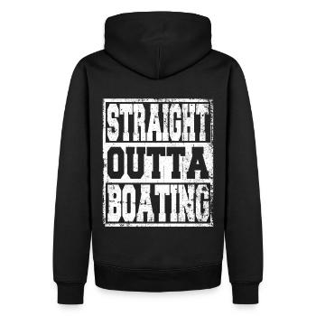 Baoting Spruch lustig - Männer Premium Bio Hoodie - Schwarz - Hinten - Nico (187cm)