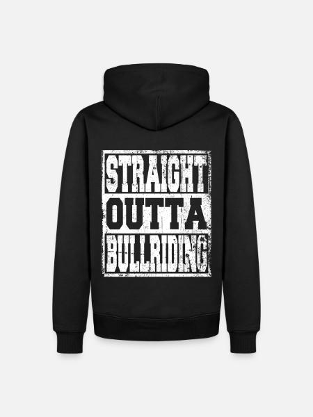Bullriding saying funny - Men’s Premium Organic Hoodie - black