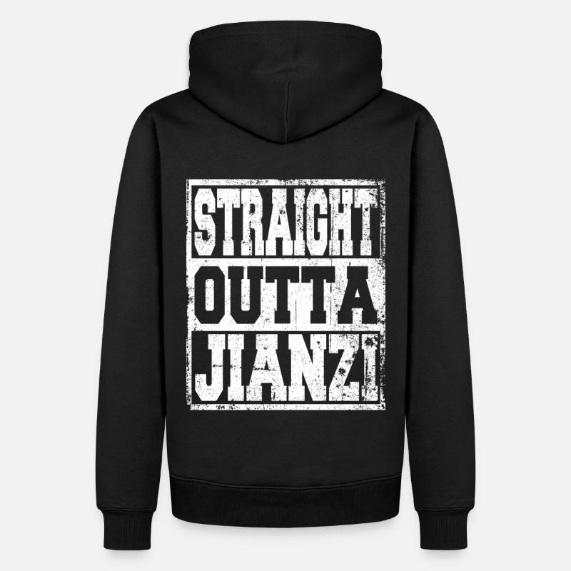 Jianzi dit drôle - Sweat à capuche Premium bio Homme - noir