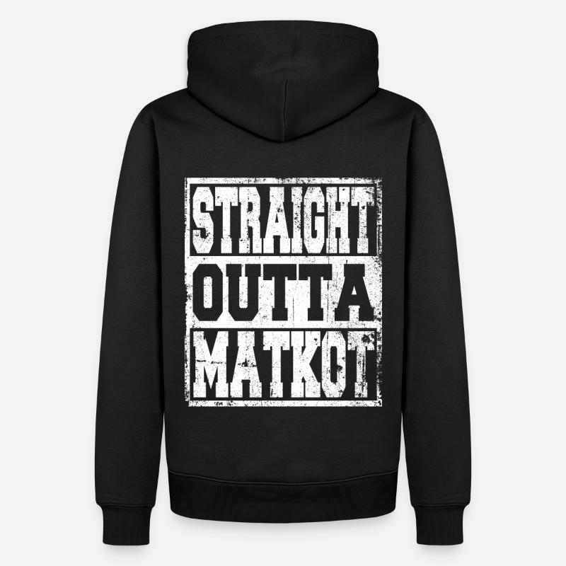Matkot dit drôle - Sweat à capuche Premium bio Homme - noir