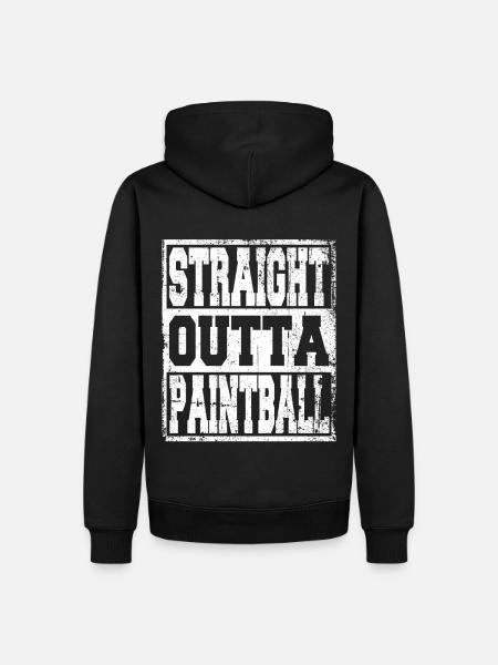Paintball saying funny - Men’s Premium Organic Hoodie - black