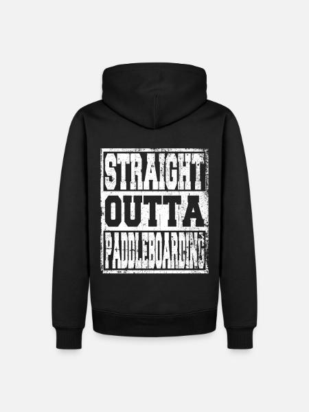 Paddleboarding saying funny - Men’s Premium Organic Hoodie - black