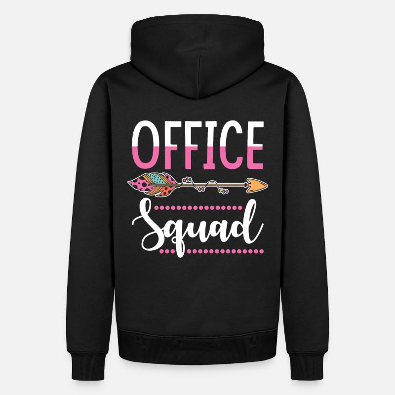 Travailleur de bureau - Sweat à capuche Premium bio Homme - noir
