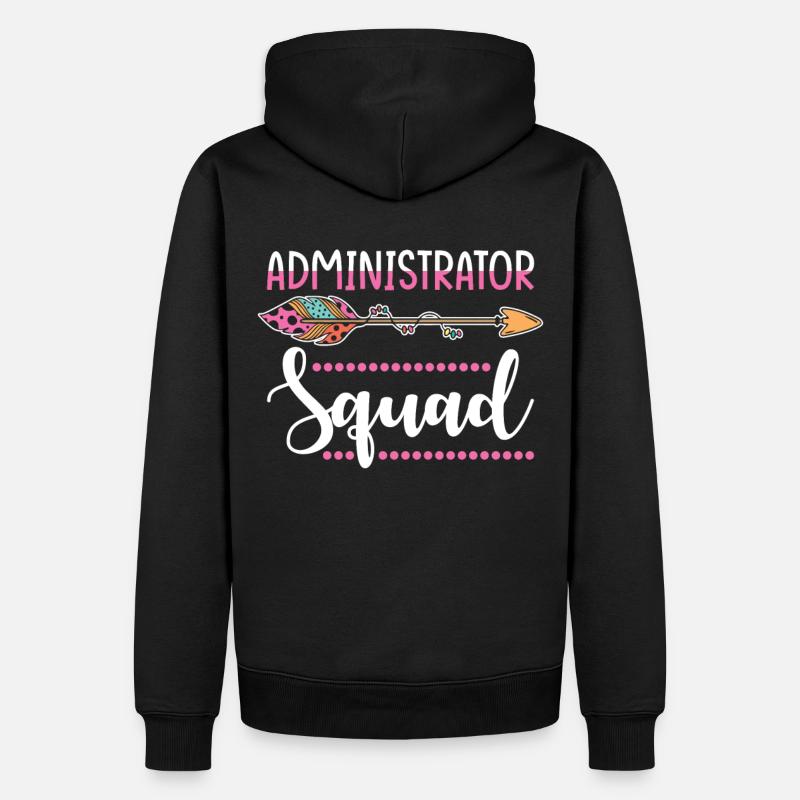 Administartor Gruppe - Männer Premium Bio Hoodie - Schwarz