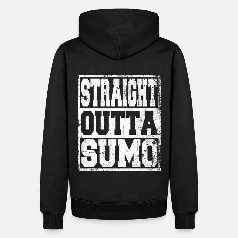 Sumo disant drôle - Sweat à capuche Premium bio Homme - noir